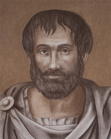 Aristoteles (* 384 v. Chr. in Stageira; † 322 v. Chr.), Rhetoriker und Philosoph